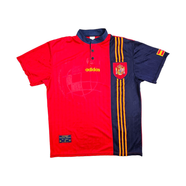 1996/97 Spain Home Football Shirt (L) Adidas