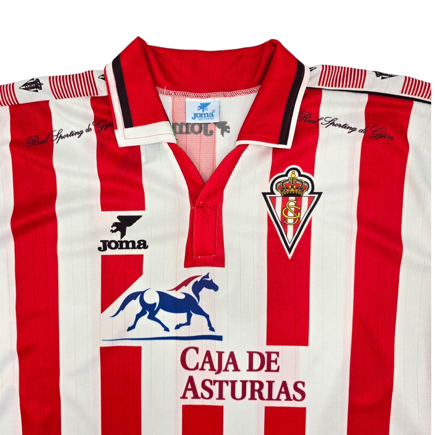 1996/97 Sporting Gijon Home Football Shirt (XL) Joma