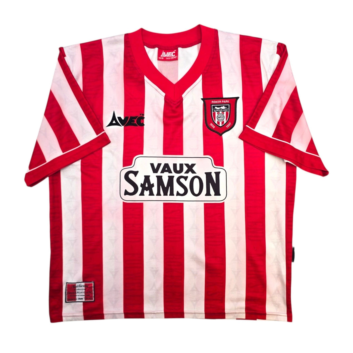 1996/97 Sunderland Home Football Shirt (M) Avec