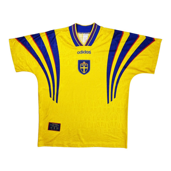 1996/97 Sweden Home Football Shirt (L) Adidas