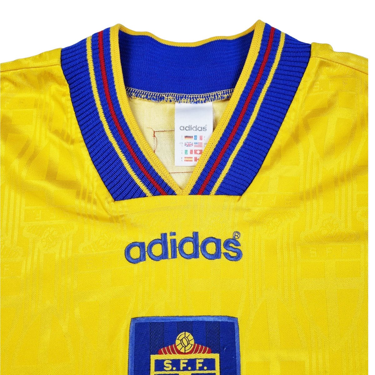 1996/97 Sweden Home Football Shirt (L) Adidas