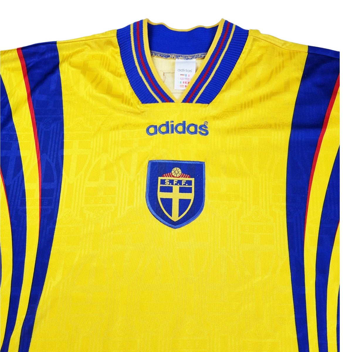 1996/97 Sweden Home Football Shirt (L) Adidas