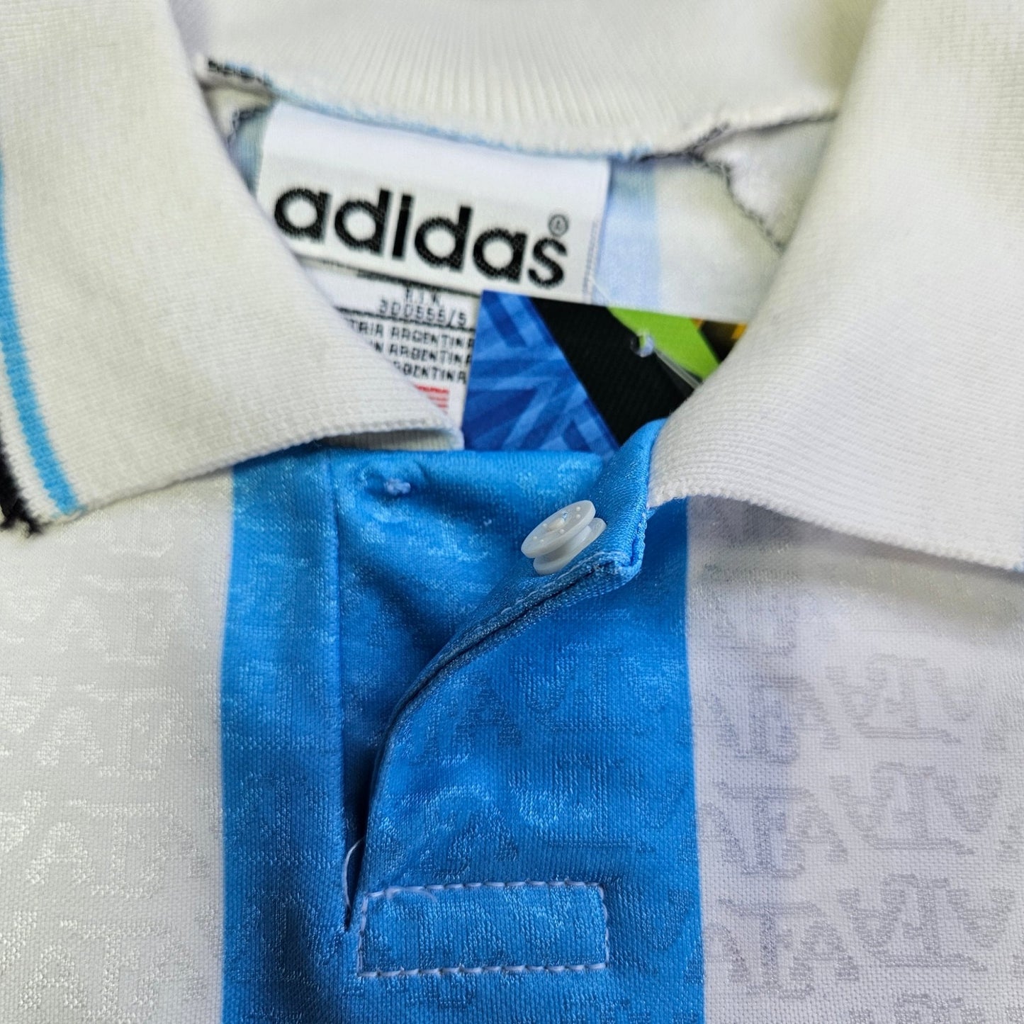 1996/98 Argentina Home Football Shirt (M) Adidas # 9 (Batistuta)