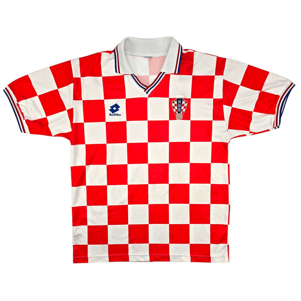 1993/95 Croatia Home Football Shirt (XL) Lotto