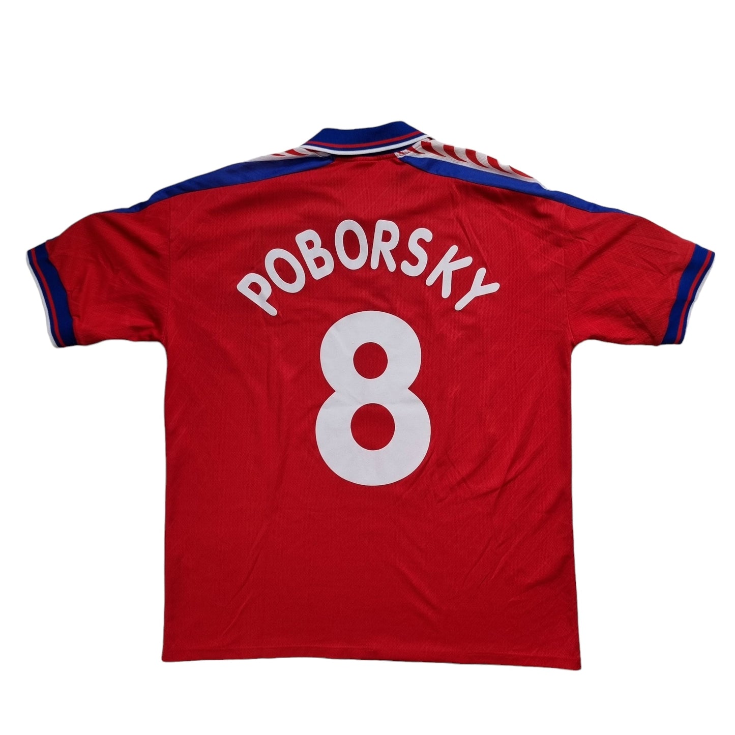1996/98 Czech Republic Home Football Shirt (XL) Puma #8 Poborsky