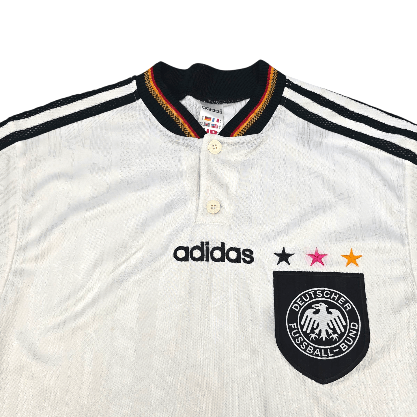 1996/98 Germany Home Football Shirt (S) Adidas