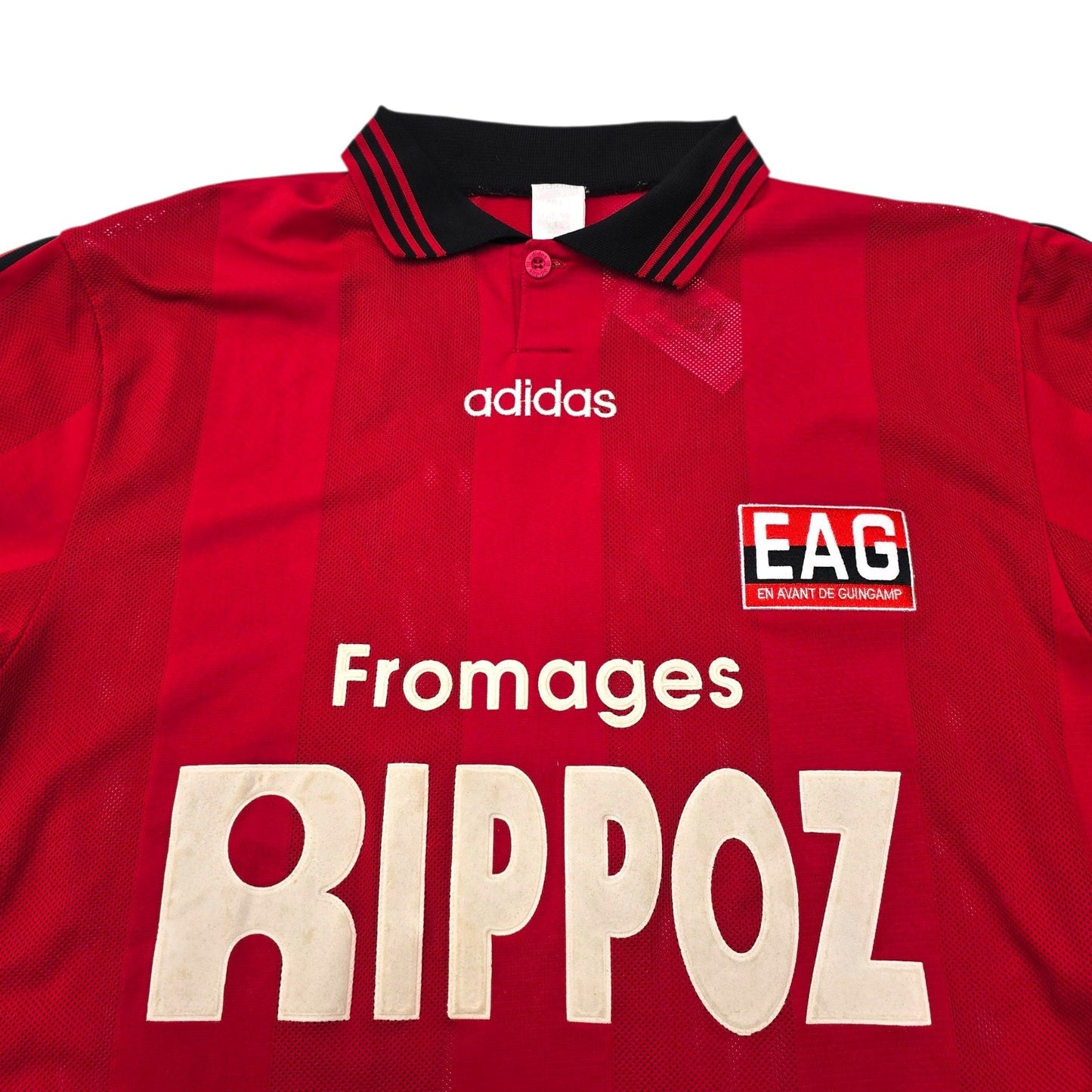 1996/98 Guingamp Home Football Shirt (XL) Adidas #11
