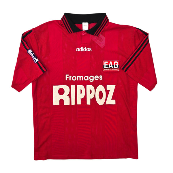 1996/98 Guingamp Home Football Shirt (XL) Adidas #11
