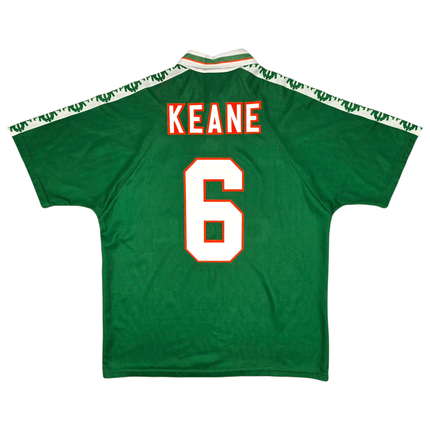 1996/98 Ireland Home Football Shirt (L) Umbro #6 Keane