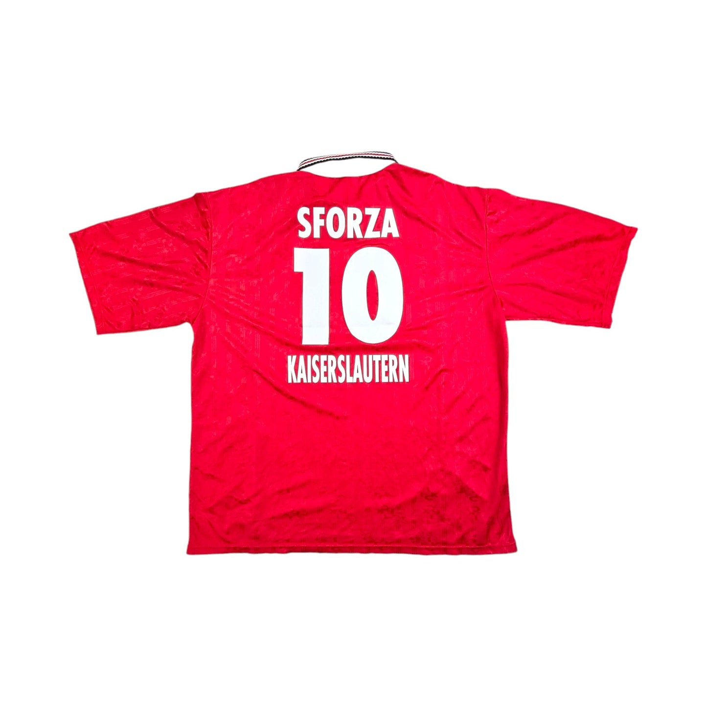 1996/98 Kaiserslautern Home Football Shirt (2XL) Adidas #10 Sforza