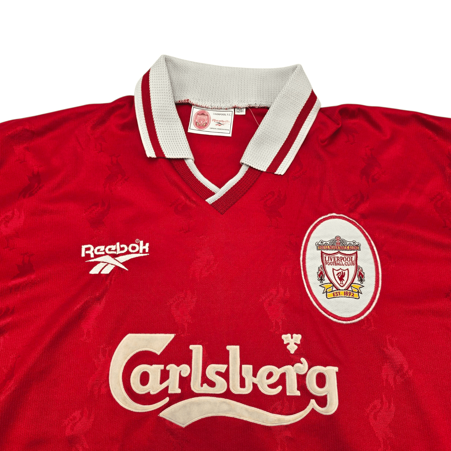 1996/98 Liverpool Home Football Shirt (L) Reebok