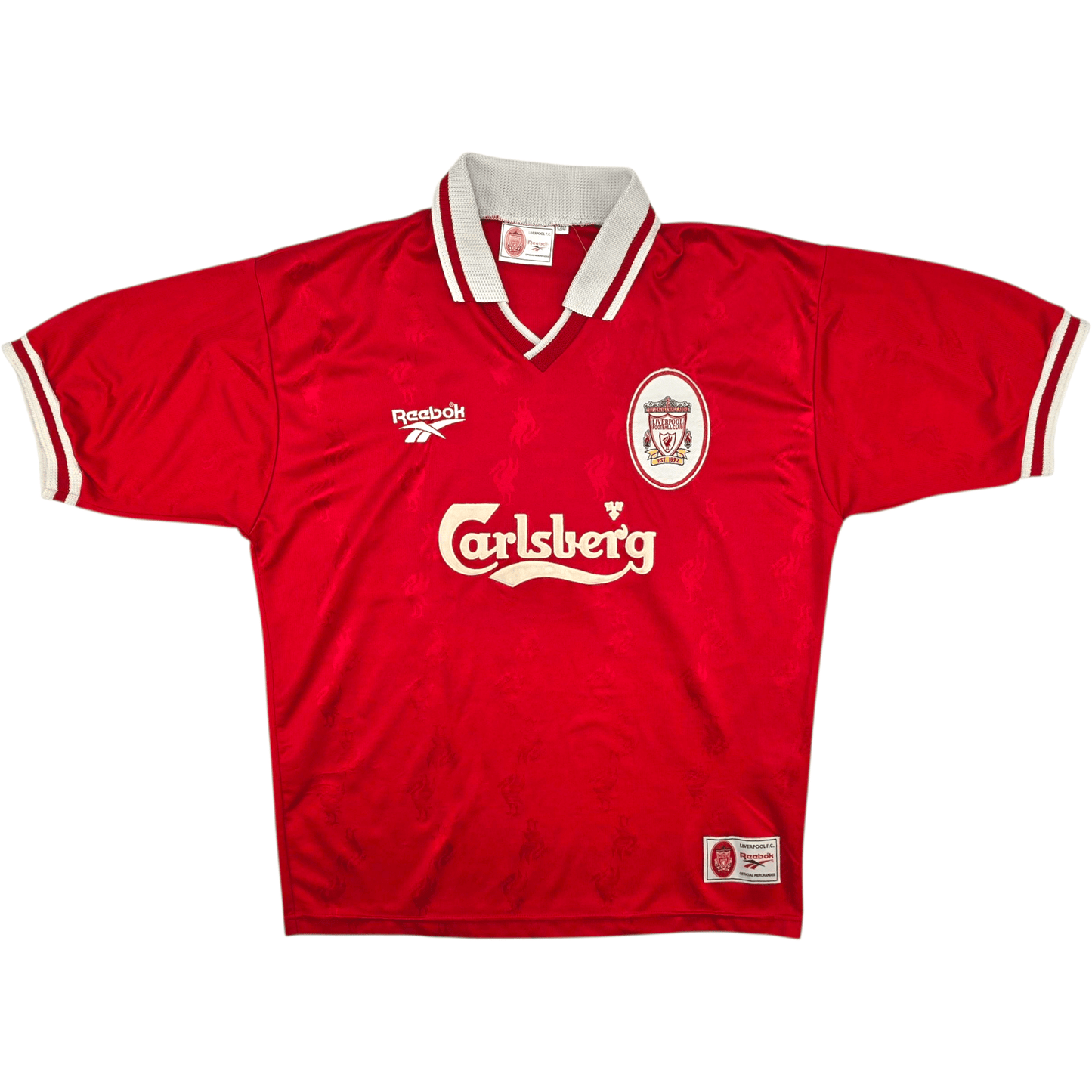 1996/98 Liverpool Home Football Shirt (L) Reebok