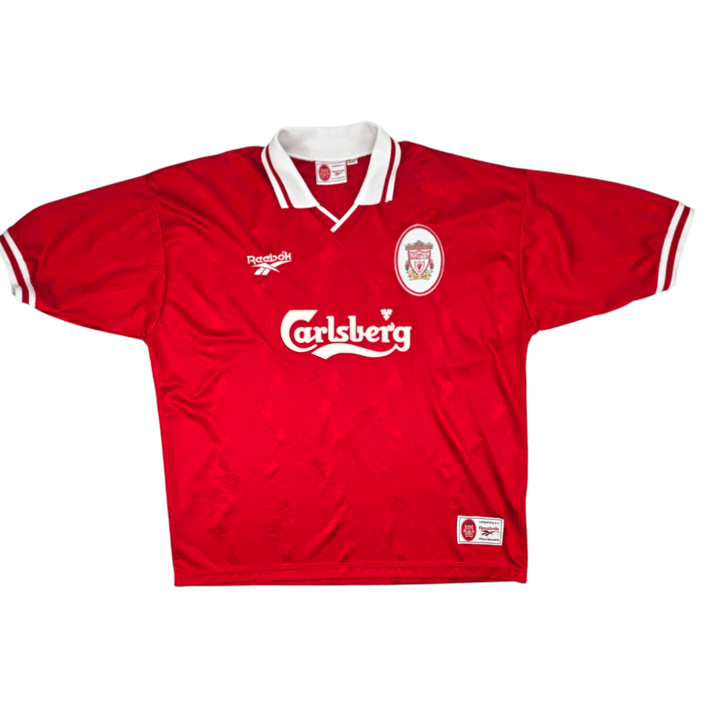 1996/98 Liverpool Home Football Shirt (XL) Reebok #9 Fowler