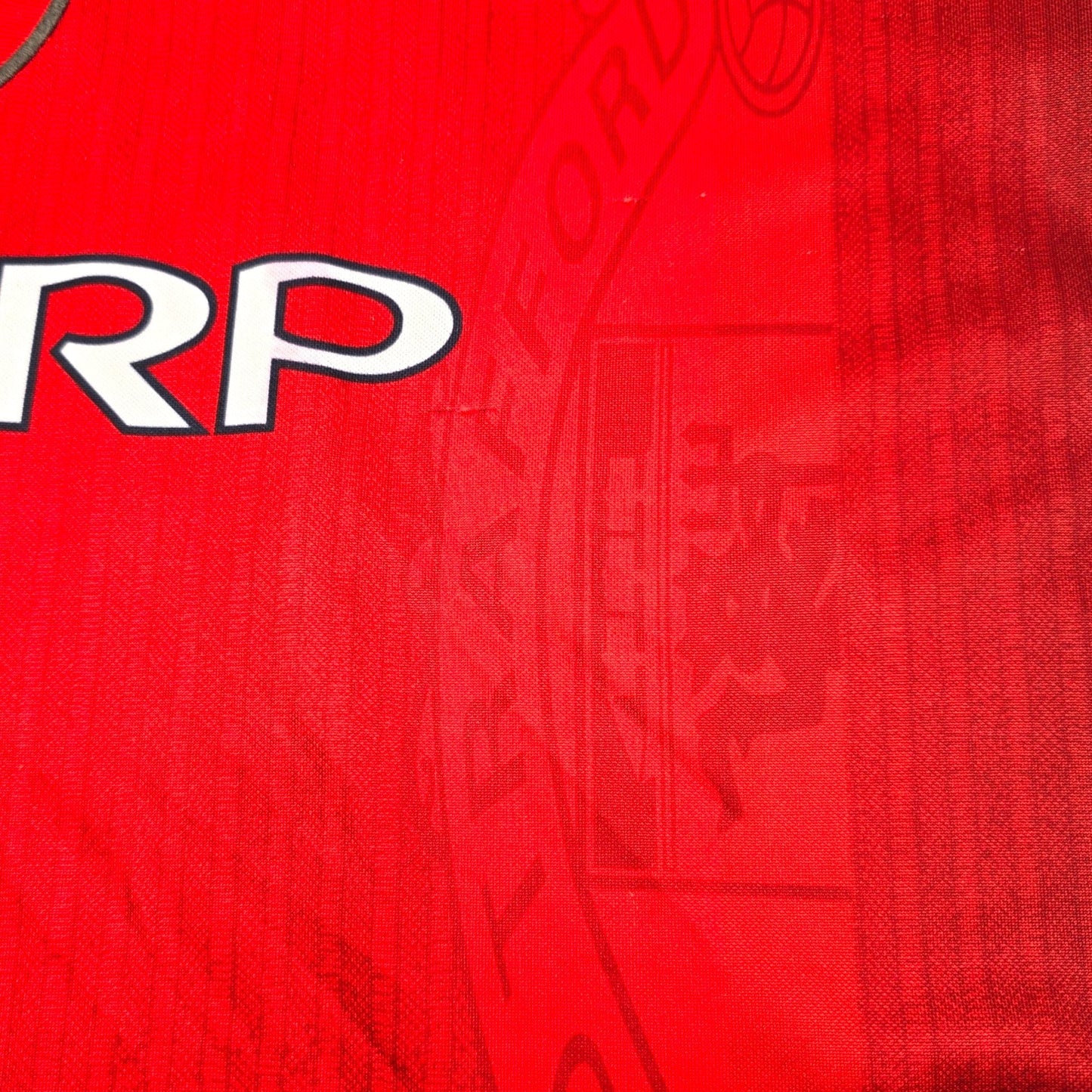 1996/98 Manchester United Home Football Shirt (L) Umbro #10 Beckham