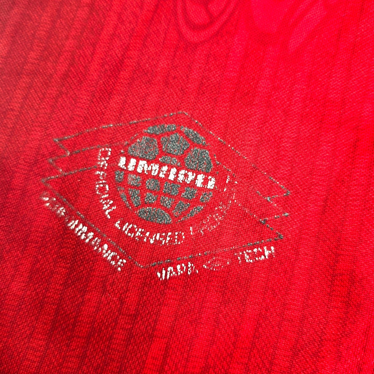 1996/98 Manchester United Home Football Shirt (L) Umbro #10 Beckham