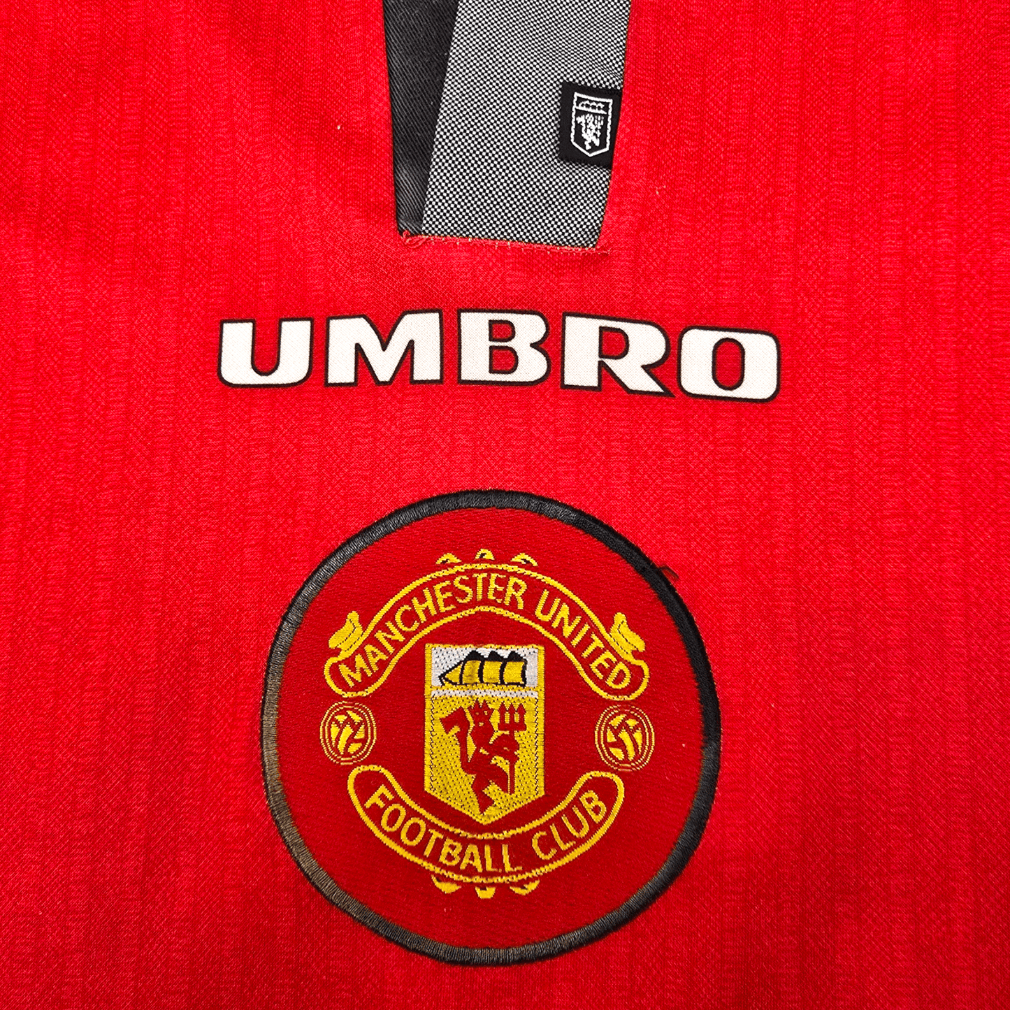 1996/98 Manchester United Home Football Shirt (M) Umbro #10 Beckham