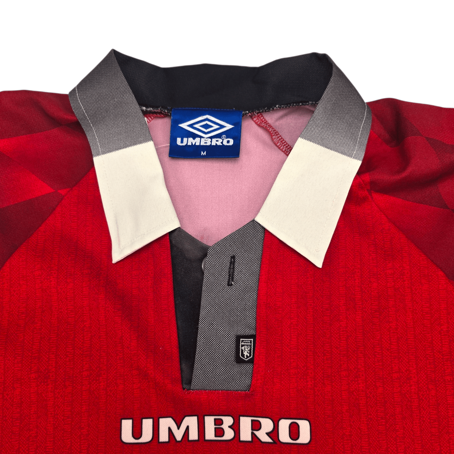 1996/98 Manchester United Home Football Shirt (M) Umbro #10 Beckham