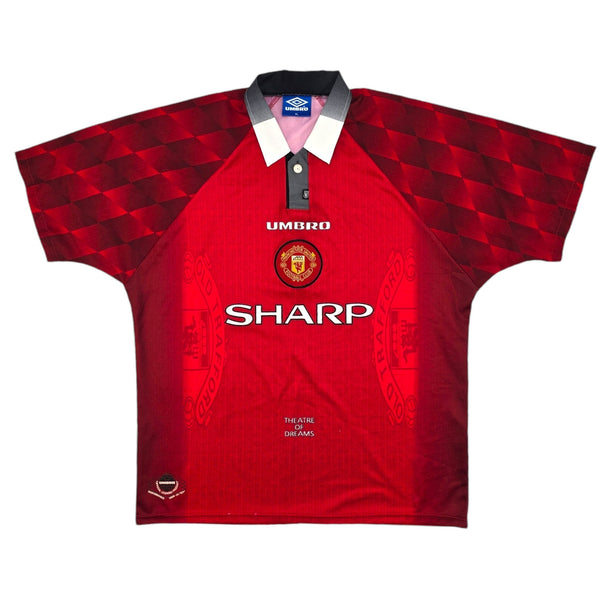 1996/98 Manchester United Home Football Shirt (XL) Umbro