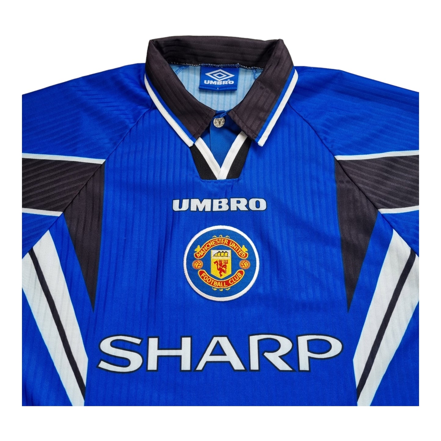 1996/98 Manchester United Third Football Shirt (L) Umbro #7 Cantona