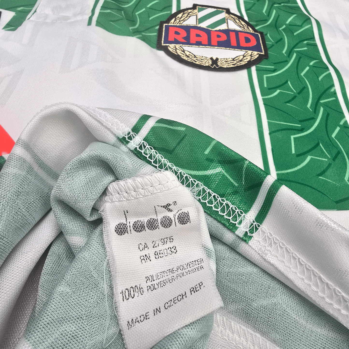 1996/98 Rapid Vienna Home Football Shirt (2XL) Diadora