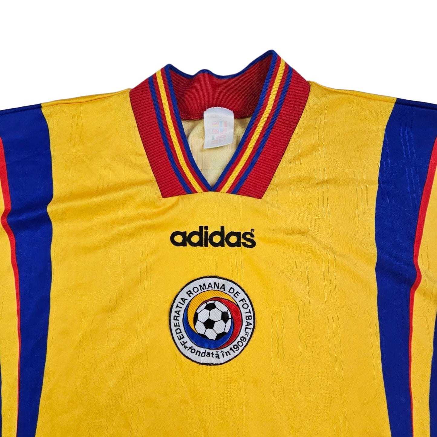 1996/98 Romania Home Football Shirt (L) Adidas