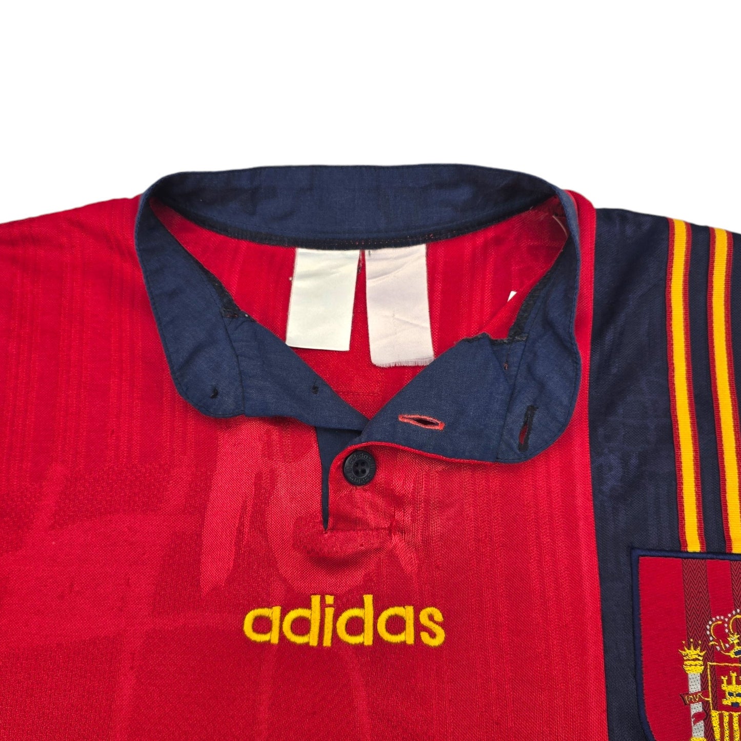 1996/98 Spain Home Football Shirt (L) Adidas