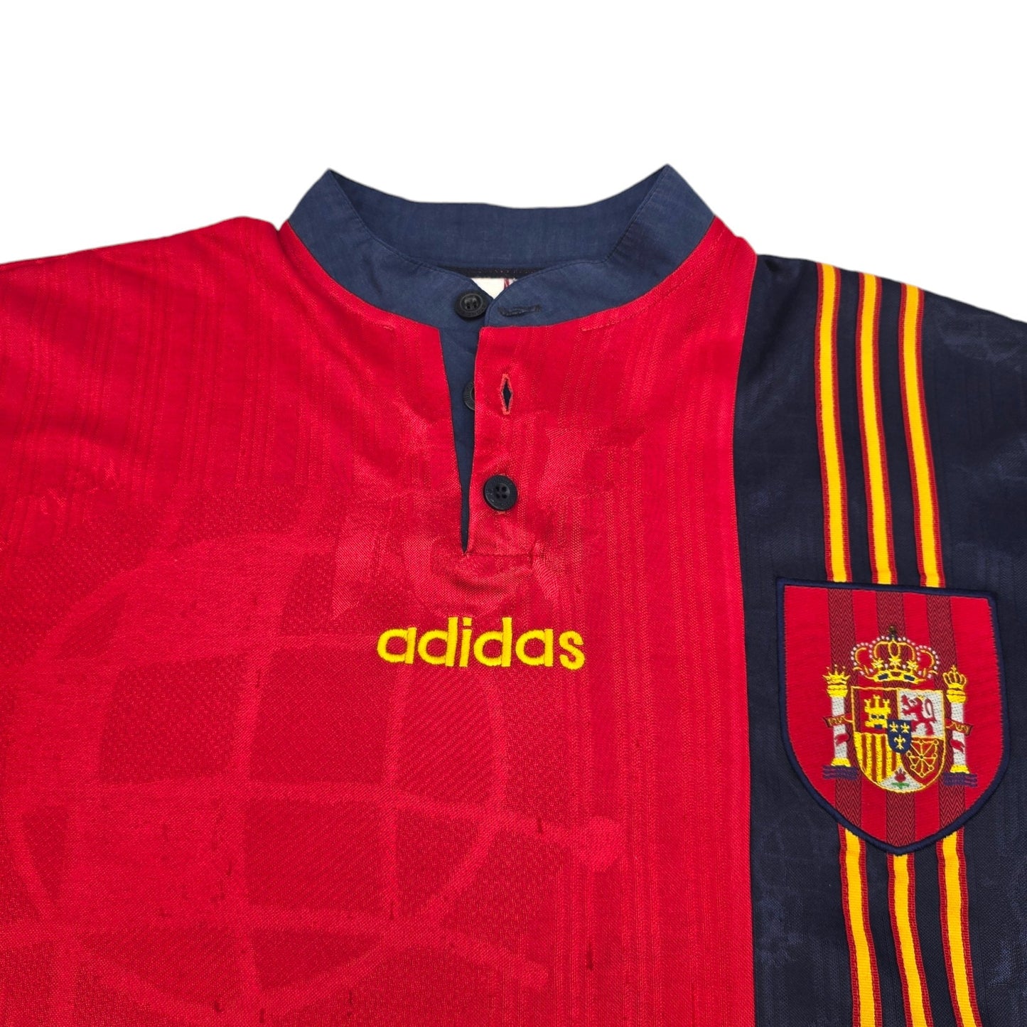 1996/98 Spain Home Football Shirt (L) Adidas