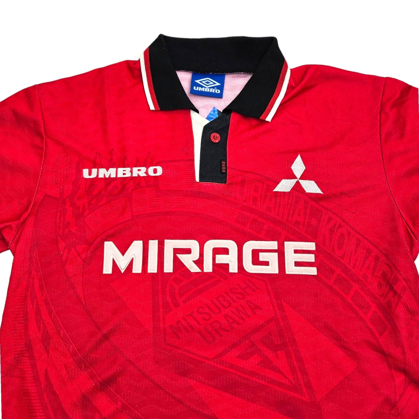1996/98 Urawa Red Diamonds Home Football Shirt (L) Umbro