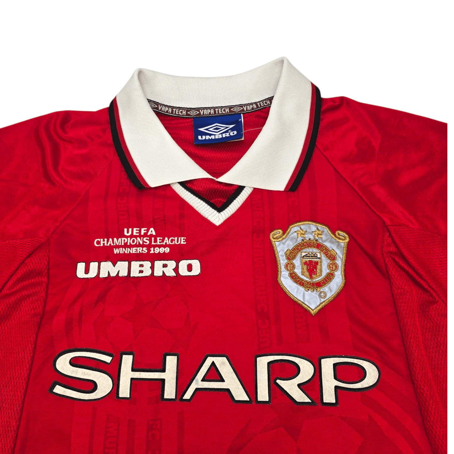 1997/00 Manchester United Home Football Shirt (Y) Umbro