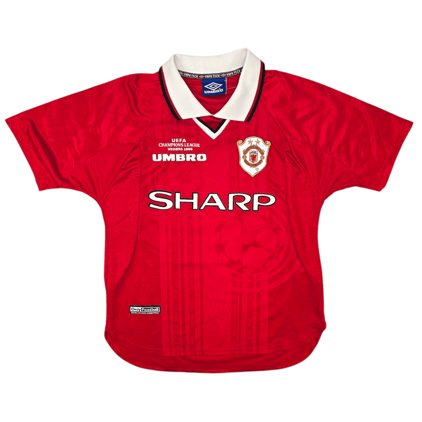 1997/00 Manchester United Home Football Shirt (Y) Umbro