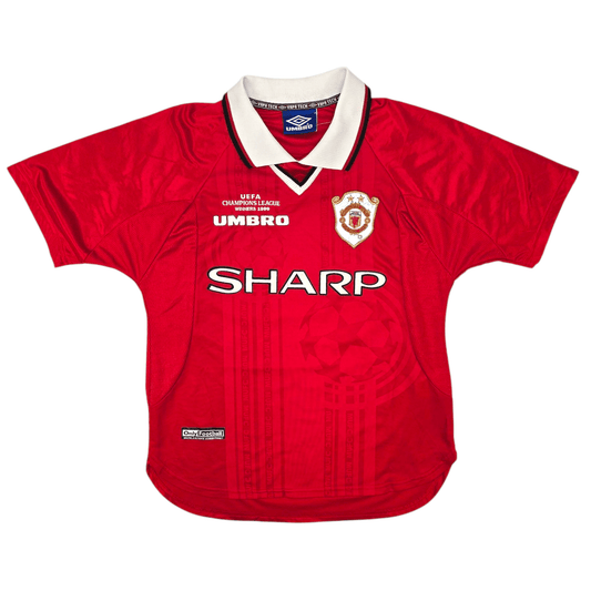 1997/00 Manchester United Home Football Shirt (Y) Umbro