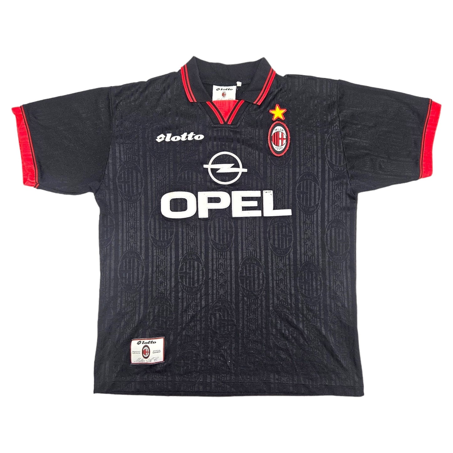1997/98 AC Milan Away Football Shirt (L) Lotto