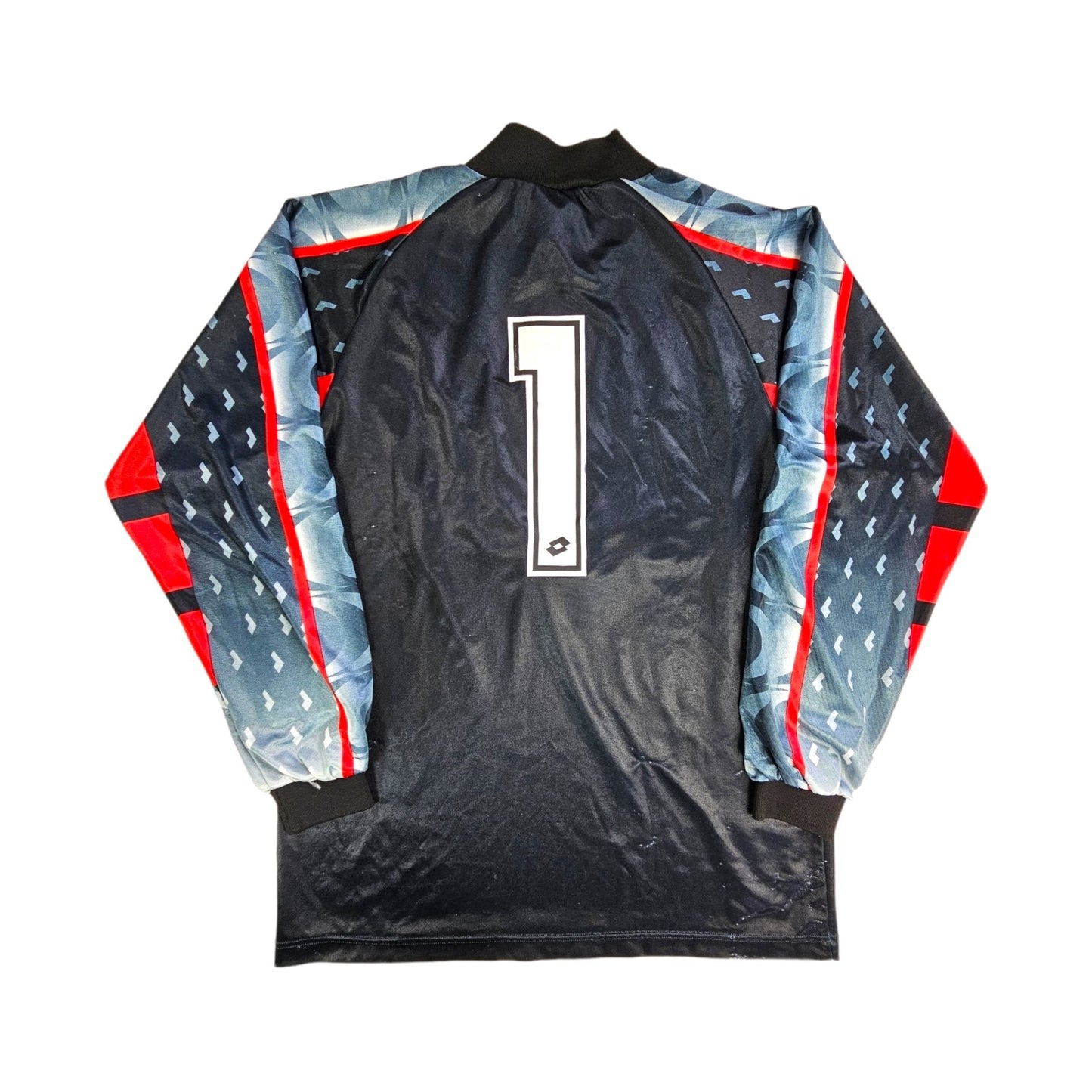 1997/98 AC Milan Goal Keeper Football Shirt (L) Lotto # 1 (Rossi)
