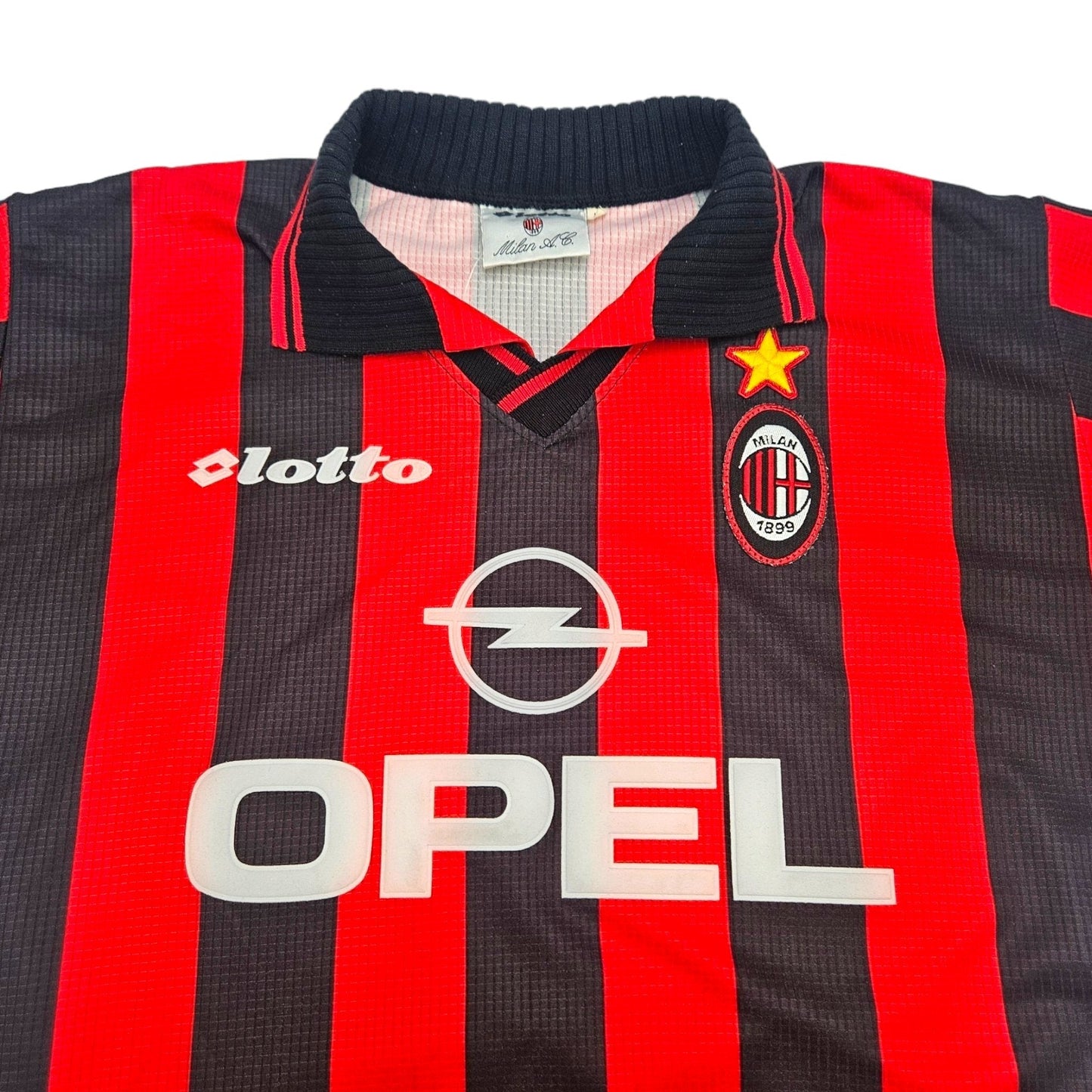 1997/98 AC Milan Home Football Shirt (L) Lotto