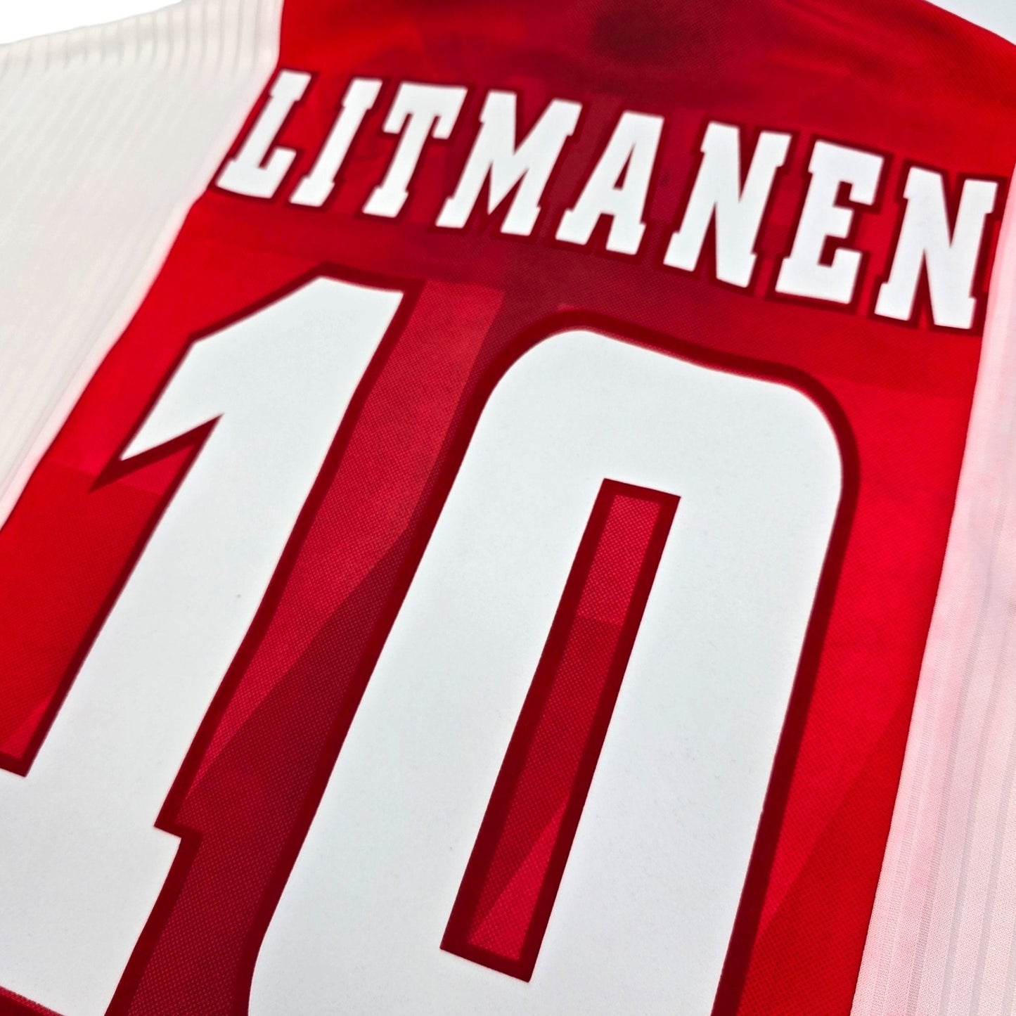 1997/98 Ajax Home Football Shirt (M) Umbro #10 Litmanen