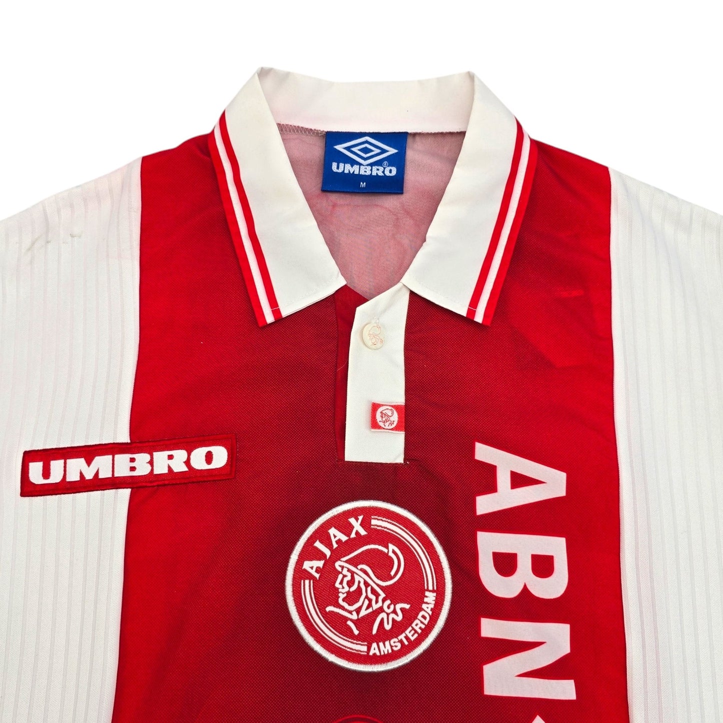 1997/98 Ajax Home Football Shirt (M) Umbro #10 Litmanen