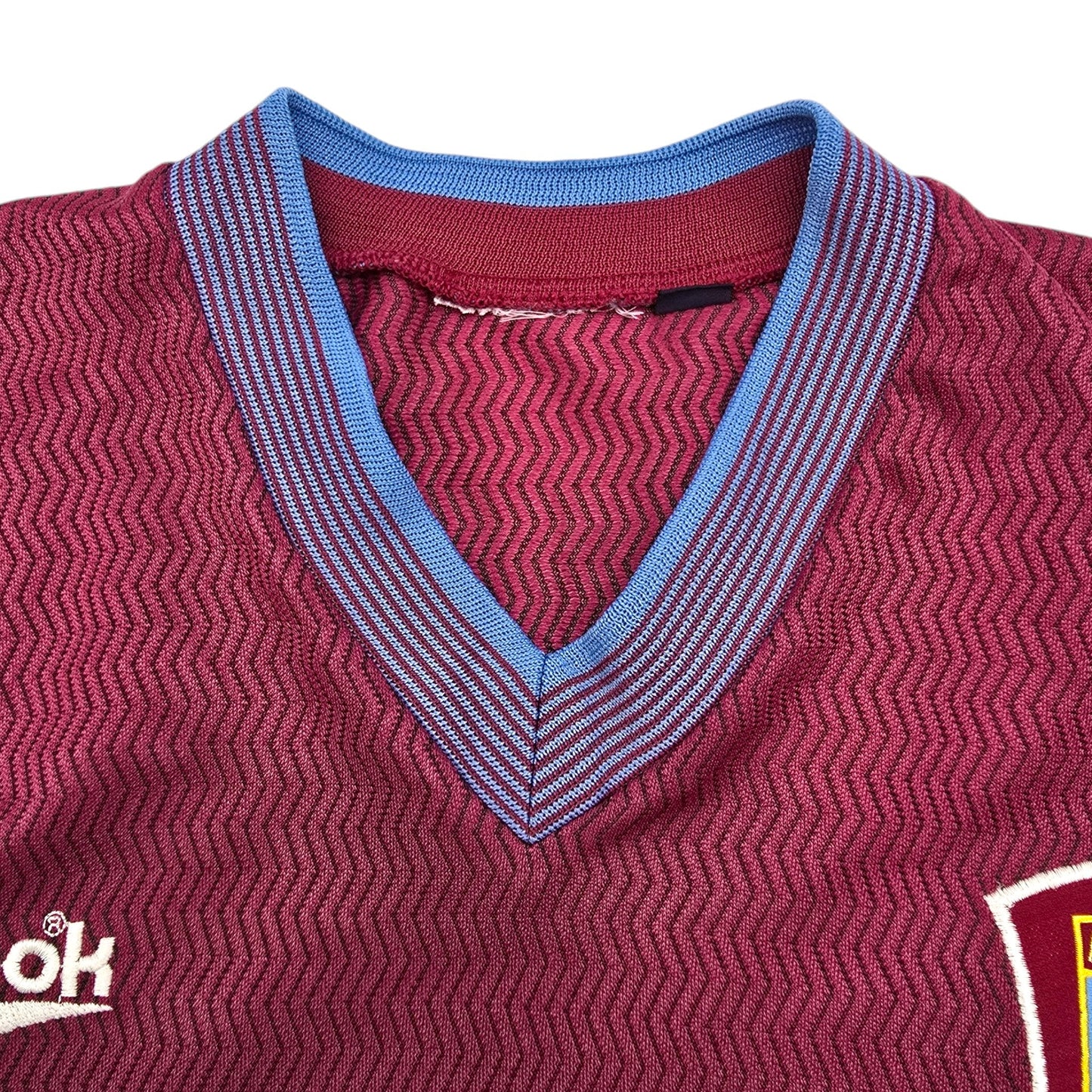 1997/98 Aston Villa Home Football Shirt (XL) Reebok #5 Ehiogu