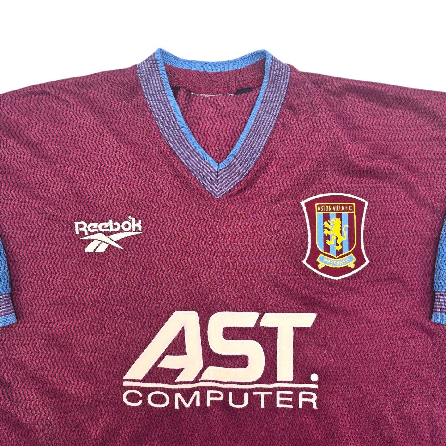 1997/98 Aston Villa Home Football Shirt (XL) Reebok #5 Ehiogu