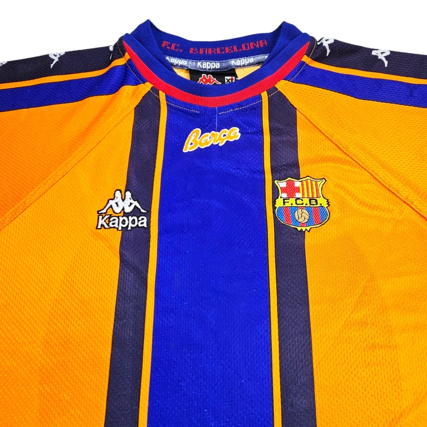 1997/98 Barcelona Away Football Shirt (XL) Kappa