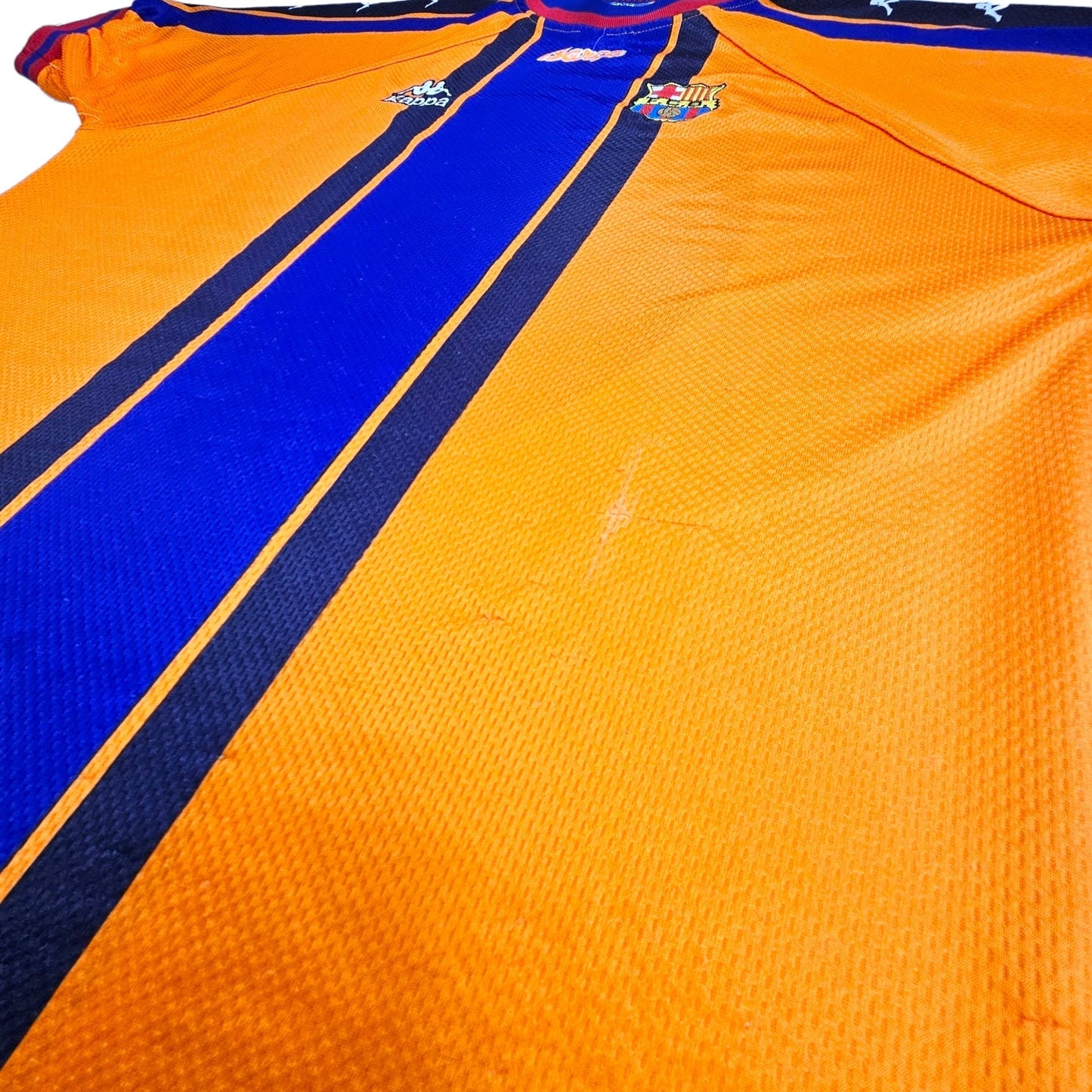 1997/98 Barcelona Away Football Shirt (XL) Kappa