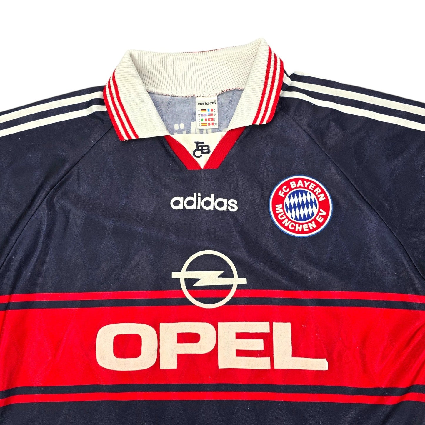 1997/98 Bayern Munich Away Football Shirt (L) Adidas