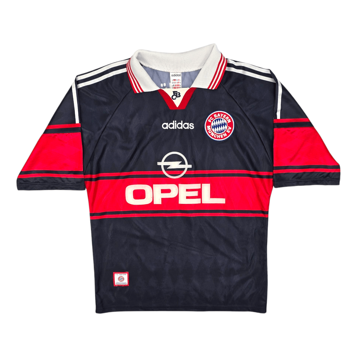 1997/98 Bayern Munich Away Football Shirt (M) Adidas #10 Matthaus