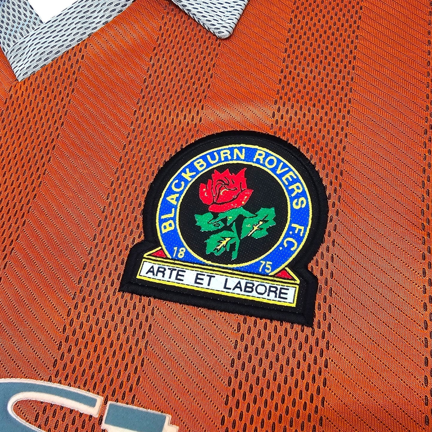 1997/98 Blackburn Rovers Third Football Shirt (XL) Asics #9 Sutton (Player Version)