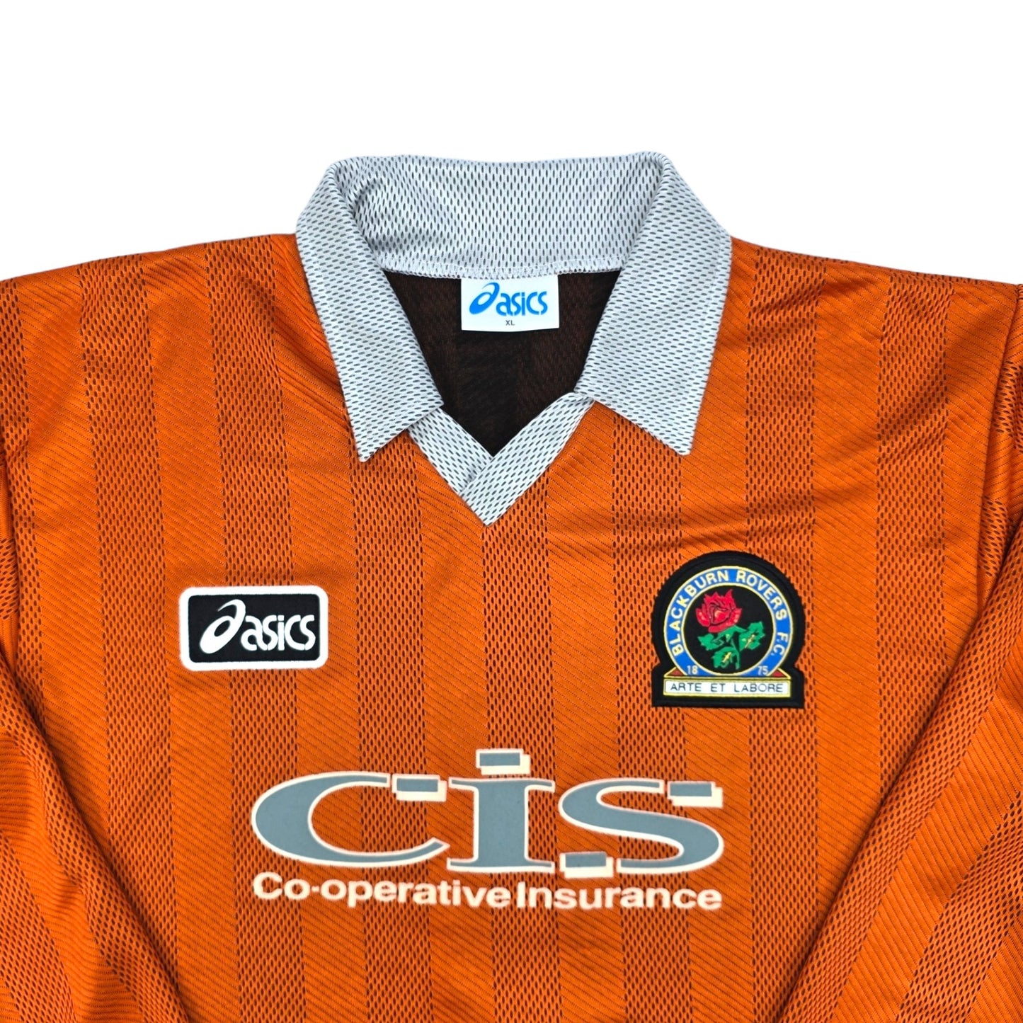 1997/98 Blackburn Rovers Third Football Shirt (XL) Asics #9 Sutton (Player Version)