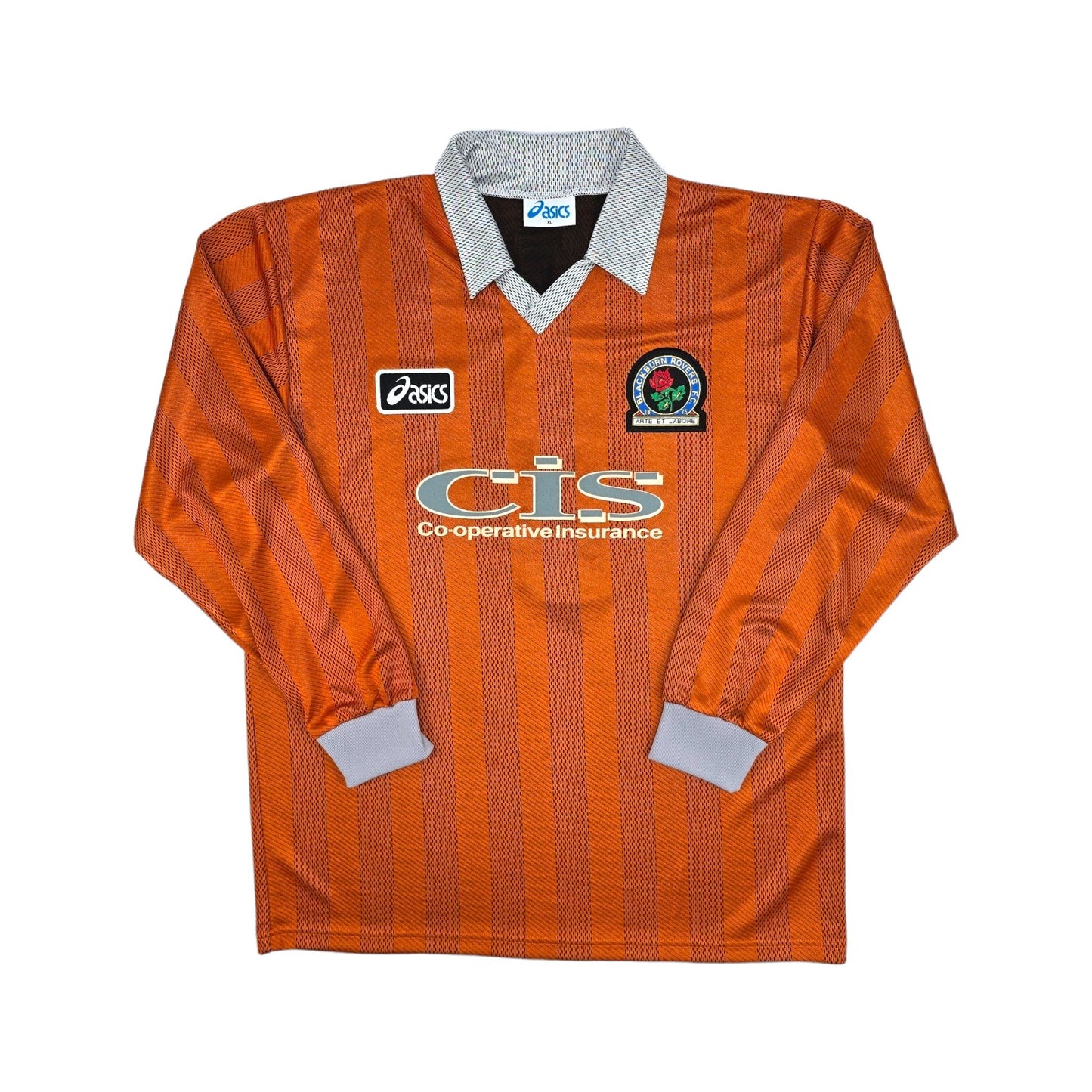 1997/98 Blackburn Rovers Third Football Shirt (XL) Asics #9 Sutton (Player Version)
