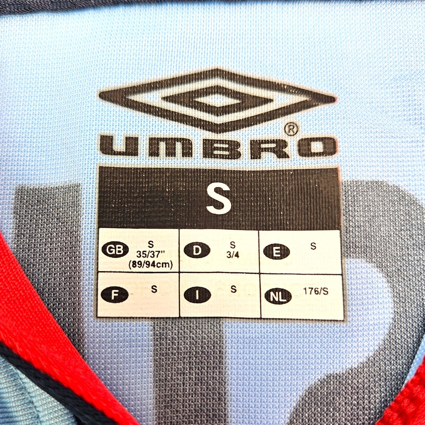 1997/98 Celta Vigo Home Football Shirt (S) Umbro #20 Jesuli