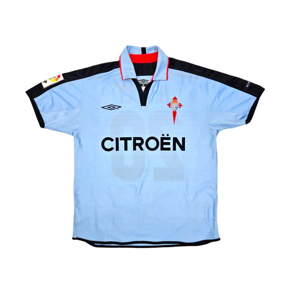 1997/98 Celta Vigo Home Football Shirt (S) Umbro #20 Jesuli
