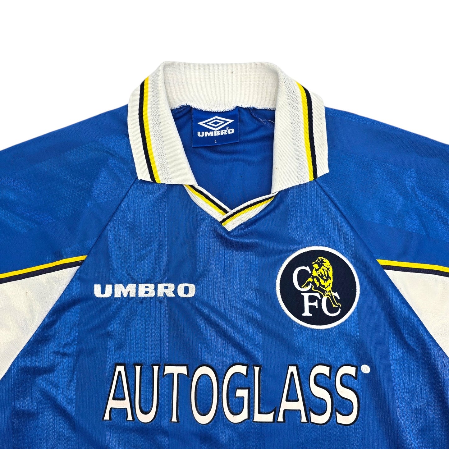 1997/98 Chelsea Home Football Shirt (L) Umbro #9 Vialli