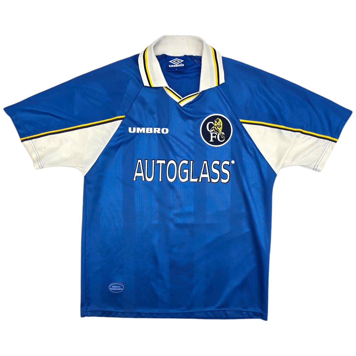 1997/98 Chelsea Home Football Shirt (L) Umbro #9 Vialli