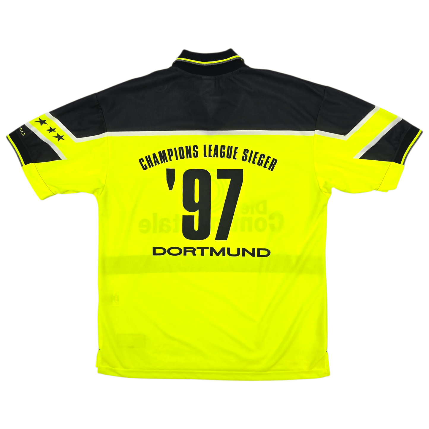 1997/98 Dortmund Home Football Shirt (XL) Nike #97 CL Winner (Special Edition)